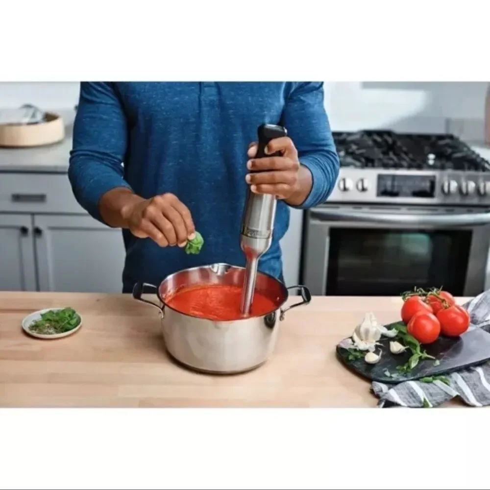Vitamix Immersion Blender Black Brand New 5-Variable Speed Stainless Steel